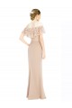 Cheapest Off the Shoulder Sleeves Sheath Chiffon Prom Dress UK