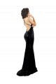 Cheapest Sleek Fishtail Shaped Open Back Sequin Prom Dress UK