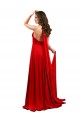 Cheapest High Slit A-Line Halter Long Spandex Prom Dress Open Back UK