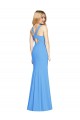 Cheapest Flattering Trumpet Long Sleeveless Prom Dress with Open Back UK