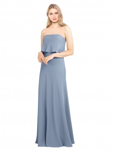 Cheapest High Neck Sheath Sleeveless Stretch Crepe Prom Dress UK