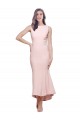 Cheapest High Neck Low V-Back Midi Length Crepe Cocktail Dress / Prom Dress UK