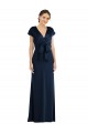 Cheapest Soft Bow Blouson Bodice Trumpet Crepe Prom Dress UK