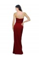 Cheapest Straight Pencil Skirt Long Sweetheart Crepe Prom Dress with High Side Split UK