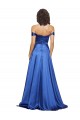 Cheapest Ball Gown Off the Shoulder Sweetheart Stretch Satin Prom Dress UK